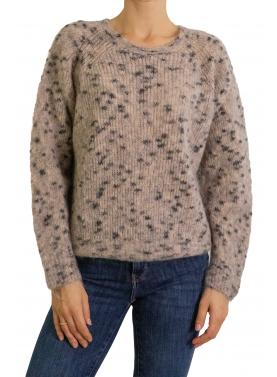 Maglione girocollo in mohair 